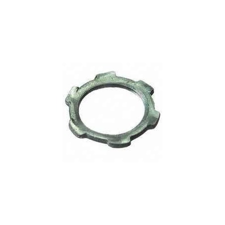 Halex 61915B Conduit Locknut, 1-1/2 In, Steel, Zinc